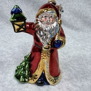 Christmas Fantasy Santa Collection Mercury Glass Santa Collectible Gift Figurine